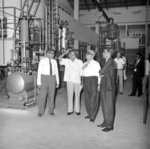 Dr. S. Bhagavantam at the Chemical Engineering Laboratory in IIT Madras, 1969