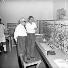 Dr. S. Bhagavantam at the Electrical Engineering Laboratory in IIT Madras, 1969