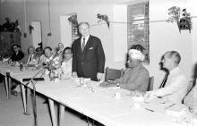 Mr. Walter Scheel addresses the gathering, 1963