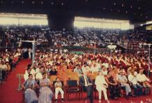 A section of the audience at the 25th Convocation, 1988