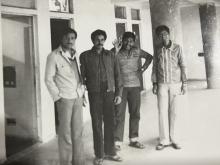 During the industrial tour of the Mechanical Engineering class, December 1983