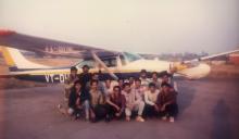 Aerospace Engineering (B.Tech.) students visit IIT Kanpur for a course, 1994
