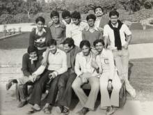 During the industrial tour of the Mechanical Engineering class, December 1983