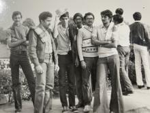 During the industrial tour of the Mechanical Engineering class, December 1983