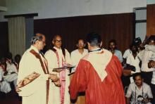 At the 25th Convocation of IIT Madras, 1988
