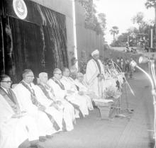 Dr. A. L. Mudaliar declares the convocation open, 1965