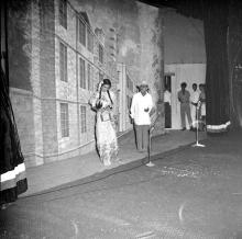 Students perform the drama ‘If It Were To Happen’ during the Fourth Institute Day, 1963