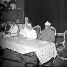Distinguished guests and administrators at IIT Madras, 1963