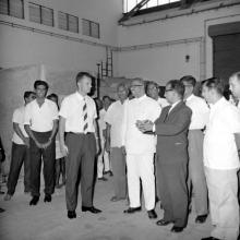 Mr. V. R. Nedunchezhiyan with Prof. G. Rouvé and Director Prof. B. Sengupto in 1967