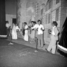Students perform the drama ‘If It Were To Happen’ during the Fourth Institute Day, 1963