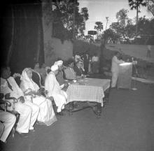 Prof. B. Sengupto addresses the audience during the Fourth Institute Day, 1963