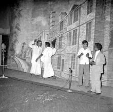 Students perform the drama ‘If It Were To Happen’ during the Fourth Institute Day, 1963