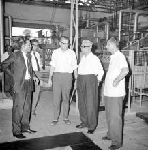 Dr. S. Bhagavantam with some of the administrators and faculty of IIT Madras, 1969
