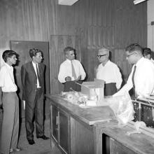 Dr. S. Bhagavantam at the Physics Laboratory in IIT Madras, 1969