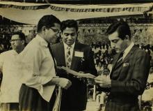 At the Third Inter-IIT Sports Meet, 1964
