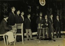 Students from IIT Bombay performing during the Third Inter-IIT Sports Meet, 1964