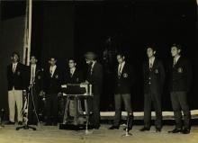 Students from IIT Bombay performing during the Third Inter-IIT Sports Meet, 1964