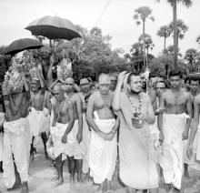 Puduperiyavar leads a procession at IIT Madras, 1965