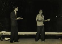 Students stage a Tamil play at the Third Inter-IIT Sports Meet, 1964