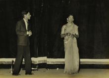 Students stage a Tamil play at the Third Inter-IIT Sports Meet, 1964