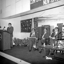 Prof. H. N. Mahabala addressing the audience, 1973
