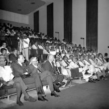 A section of the audience at the Special Convocation, 1973