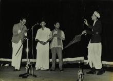 Students stage a Tamil play during the Third Inter-IIT Sports Meet, 1964