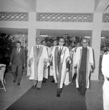 Entering the Central Lecture Theatre, 1973