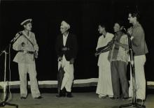 Students stage a Tamil play at the Third Inter-IIT Sports Meet, 1964