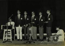 Students of IIT Madras performing during the Third Inter-IIT Sports Meet, 1964