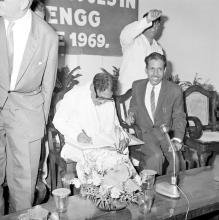 Prof. A. Ramachandran with Dr. M. Karunanidhi
