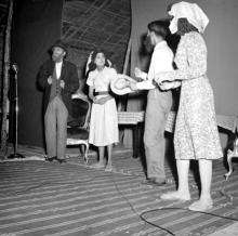 Students stage a play at the Second Institute Day, 1961