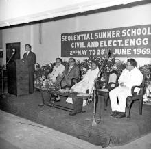 Prof. A. Ramachandran addressing the audience.