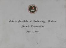 IIT Madras: Second Convocation. 3 April,1965
