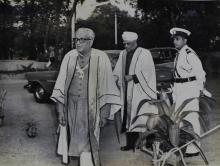 Mr. M. C. Chagla, Dr. A. L. Mudaliar and Mr. T. N. Venkataraman at IIT Madras, 1965
