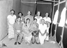The dramatis personae photographed during the Sixth Institute Day, 1965