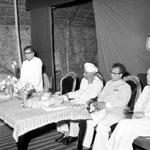 Mr. C. Subramaniam addresses the audience at the Second Institute Day, 1961