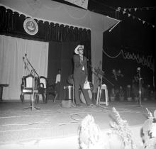Mr. Gopal Ramachandran performs a magic trick, 1966