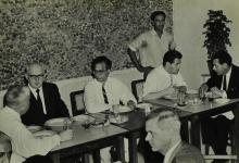 The Director of IIT Madras with visitors from Germany and other persons, 1965
