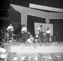 A performance by a band during the Seventh Institute Day, 1966