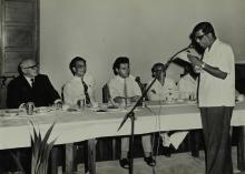 Prof. Sethuraman addresses the gathering, 1965