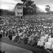 Section of the audience at the sixth convocation, at the Open Air Theatre