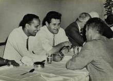One of the meetings that took place during the visit of Prof. Dr. P. Hilbig and Mr. H. Westphal, 1965