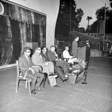 Prof. N. Klein addresses the audience during the Tenth Institute Day, 1969