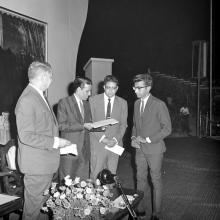 On stage during the Tenth Institute Day, 1969
