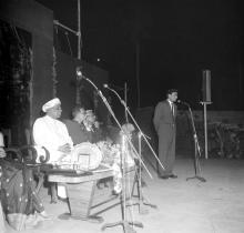 Mr. R. Natarajan addresses the gathering at his farewell ceremony