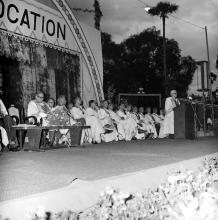 Dr. S. Bhagavantam delivers his address at the sixth convocation