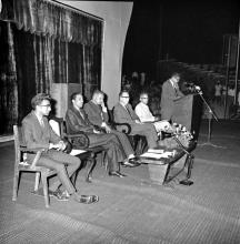 Prof. S. Sampath delivers the vote of thanks during the Tenth Institute Day, 1969