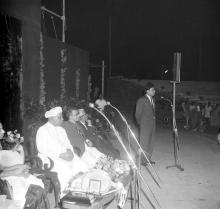 Mr. R. Natarajan  addresses the gathering at his farewell ceremony