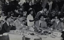 The dignitaries in discussion during the high tea ceremony that was thrown in honour of Mr. Hans Lenz’s visit to IIT Madras 